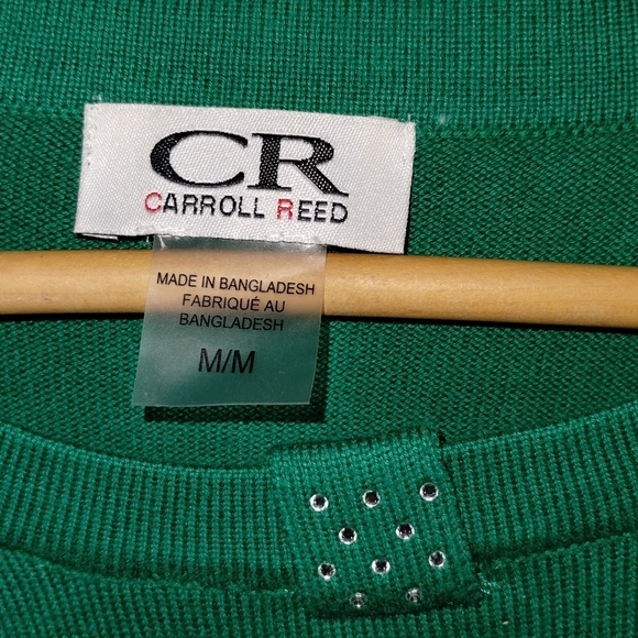 Carole REED GREEN SWEATER SIZE MEDIUM - Picture 3 of 5